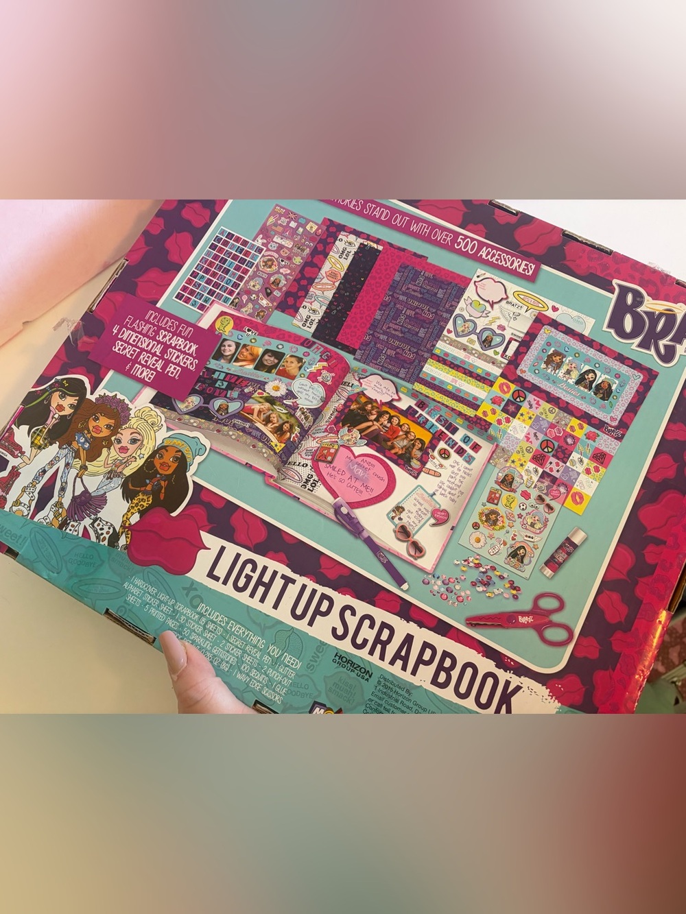Vintage MGA Bratz light up scrapbook